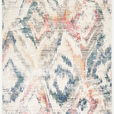 URCO Nova Khat Multi Coloured Polypropylene Traditional Vintage Abstract Hallway Runner Rug