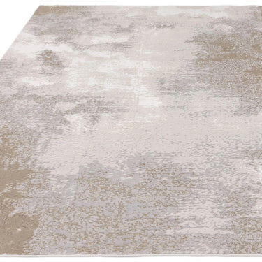 Asiatic London Stellar ST01 Marbled Beige Natural Polypropylene Abstract Textured Rug