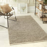 La Playa Hand Woven Pebble Wool Rug in Rustic Beige - Medium 120x170 cm (4'x5'6")