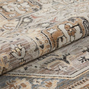 Consept Looms Legacy LEG05 Medallion Classic Grey Slate Cotton Persian Oriental Traditional Hallway Runner Rug