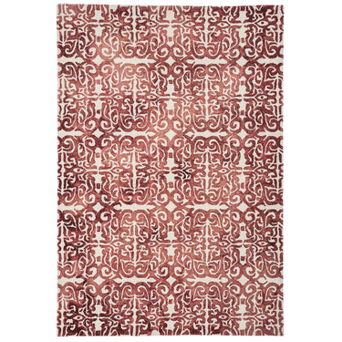 Asiatic London Fresco Tufted Red Extra Handmade Wool Cotton Floral Rug 200x300 cm