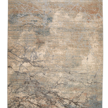 Emerald EMR101 Rug Modern Abstract Silky Rug in Cumin Beige