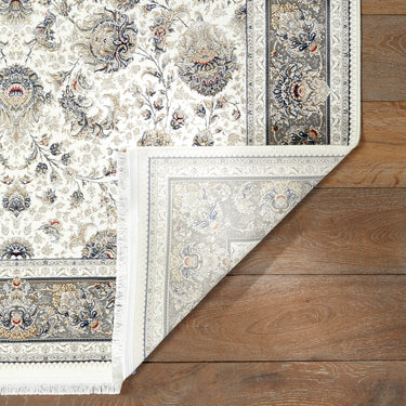 Royality ROY106 Cream Traditional Medallion Persian-Style Rug