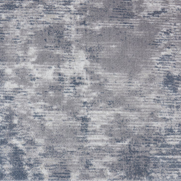 Nourison Rustic Textures RUS05 Grey Jute Polypropylene Abstract Textured Hallway Runner Rug