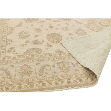 Chobi Traditional Bordered Persian Wool Rug in Beige 130x190 cm