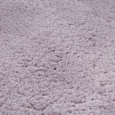 Lulu Plain Extra Soft Shaggy Rug in Silver