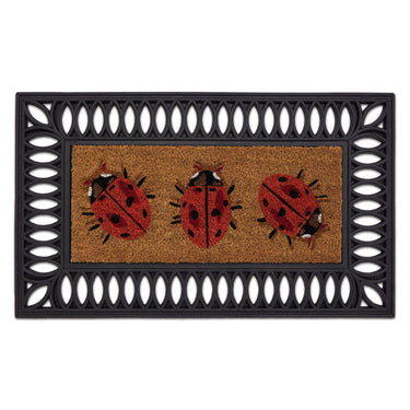 My Coir Insert Lady Birds Non-Slip Doormat