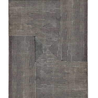 Origins Pyramid Rug Geometric Tufted Modern Soft Silky Rug
