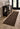 Pathway Chocolate Non-Slip Cotton Abstract Rug - Runner 67x230 cm (2'2"x7'7")