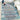 Kashan VKA02 Distressed Floral Classic Blue Polypropylene Persian Oriental Traditional Rug - Medium 121x173 cm (4'x6')
