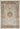 865AC Classic Cream Light Beige Traditional Vintage Textured Bordered Hallway Runner Rug