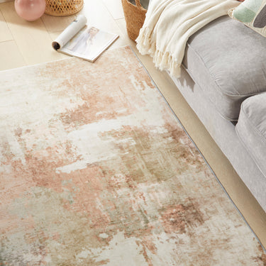 Consept Looms Liberty LIB105 Spring Rust Terra Washable Non-Slip Modern Rug