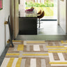 Asiatic London Matrix Code Yellow Multi Tufted Wool Viscose Geometric Textured Rug 160x230 cm - Large 160x230 cm (5'3"x7'7")