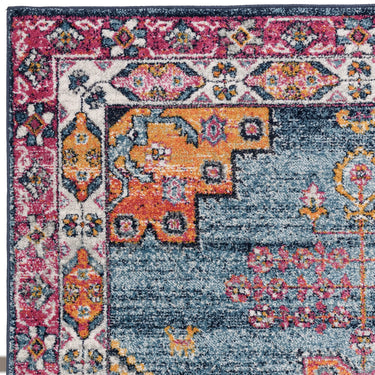Muse MU29 Modern Traditional Medallion Bright Multi Colours Rug
