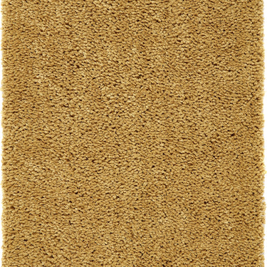 Origins Portland High Pile Super Fluffy Ochre Yellow Shaggy Modern Plain Rug