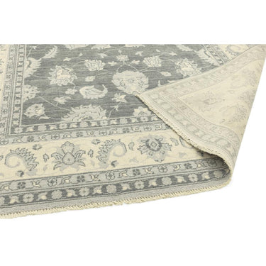 Chobi Traditional Bordered Persian Wool Rug in Blue 130x190 cm
