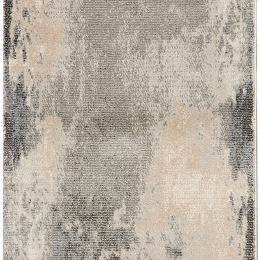 Nourison Maxell MAE13 Ivory Grey Cotton Abstract Modern Rug