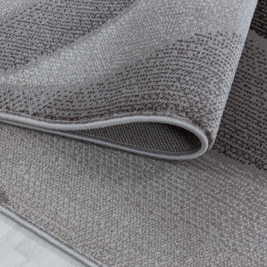 Costa 3523 Wave Brown Jute Polypropylene Modern Rug 80x150 cm