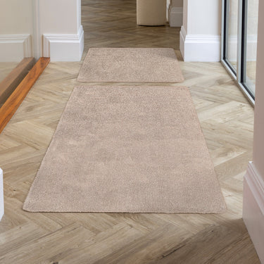 My Beige Washable Non-Slip Soft Rug - 80x100 cm (2'8''x4')