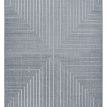 Consept Looms Maze MAZ104 Blue By Concept Geometric Textured Modern Rug