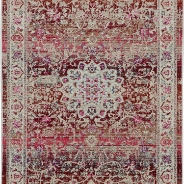 Nourison Vintage Kashan VKA01 Hall Rug Traditional Hallway Runner for Hallways Bedroom Living Room Oriental Classic in Red