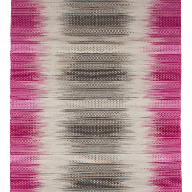 Consept Looms Fusion Knitted Bright Grey Wool Traditional Geometric Textured Rug 200x290 cm