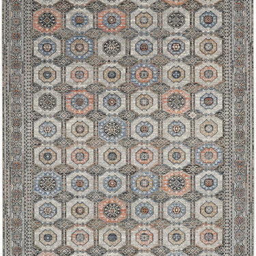 Starry Nights STN09 Grey Navy By Cotton Persian Traditional Vintage Rug