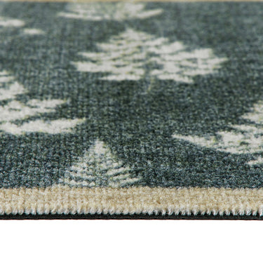 Emily Bond Tynesfield Grey Washable Non-Slip Indoor Rug and Runner
