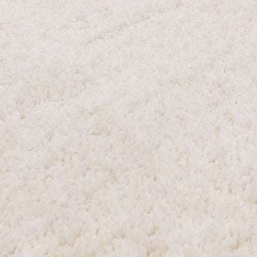 Barnaby Shaggy High Pile Thick Sumptuous Hand Woven Plain Plush Rug  in Off White
