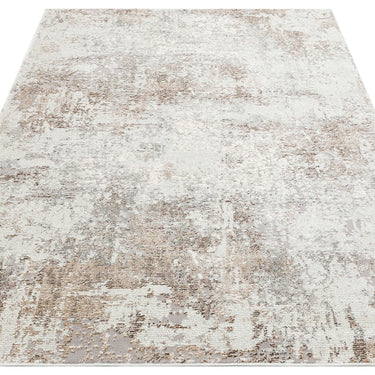 Rossa ROS03 Modern Abstract Rug in Beige Stone