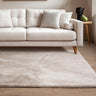 Asiatic London Mirage Haze Marbled Texture Beige Polypropylene Abstract Textured Rug - Small 80x150 cm (2'6"x5')