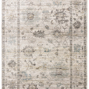 Asiatic London Jasper JA02 Living Classic Heritage Antique Beige Cotton Traditional Vintage Floral Rug