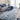 Nourison Maxell MAE16 Ivory Blue Cotton Abstract Modern Rug - Medium 117x178 cm (3'10"x5'10")