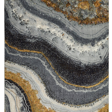 Consept Looms Amara AMA103 Onyx Granite Stone Patterns Grey Blue Bronze Handmade Jute Abstract Rug