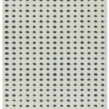 Asiatic London Ariana AR05 Dotty Boho Fringed Soft Design Cream Grey Polypropylene Shaggy Moroccan Textured Rug