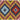 My Printed Coir Bright Ikat Multi Coloured Non-Slip Doormat 45x75