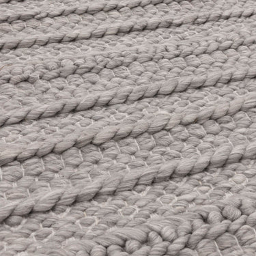 Indoor Outdoor Rug for Garden Picnic Patio Balcony Foldable Mat Hand Woven Grayson in Cream, Taupe and Grey