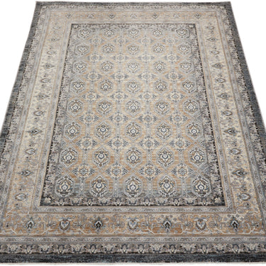Consept Looms Legacy LEG02 Medallion Classic Slate Beige Cotton Persian Oriental Traditional Rug
