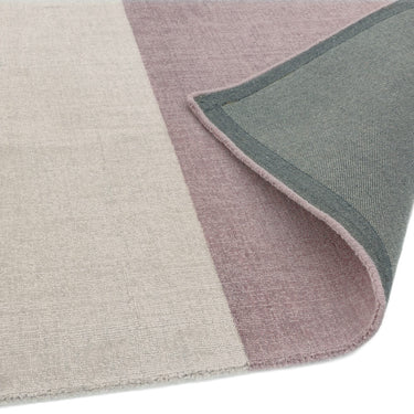 Blox Heather Hand Made Wool Geometric Blocks Rug