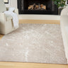 Nourison Exhale EXL02 Sprawling Pattern Natural Ivory Polypropylene Abstract Textured Rug - Medium 119x180 cm (3'11"x5'11")