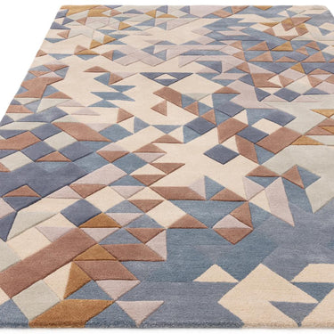 Enigma Hand Made Rug Wool Viscose Quality 3D Geometric Modern Rug