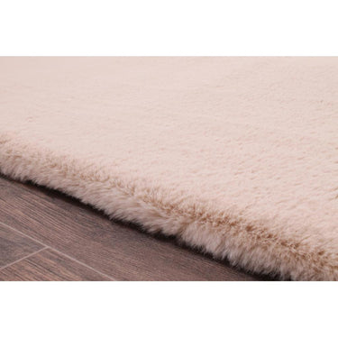 Luxe Faux Fur Plain Super Soft Shaggy Rug