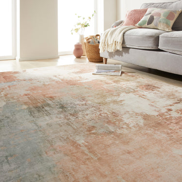 Consept Looms Liberty LIB105 Spring Rust Terra Washable Non-Slip Modern Rug