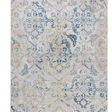 Origins Florence Washable Rug Traditional Abstract Bedroom Living Room Multi Rug