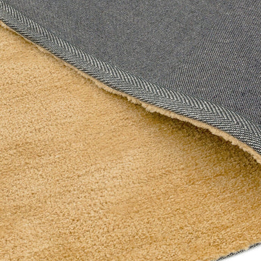 Asiatic London Milo Short Pile Yellow Shaggy Traditional Modern Rug