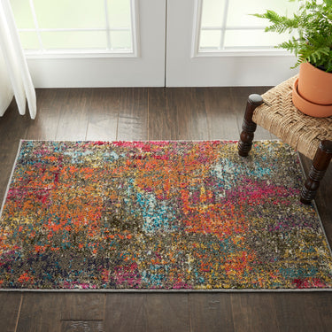 Celestial CES14 Sunset Modern Abstract Multicolour Rug by Nourison