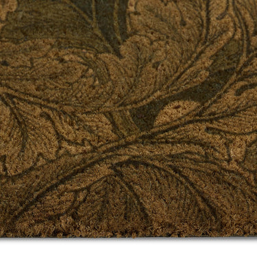 Acanthus Leaf Green Coir Doormat English Heritage Floor Mat