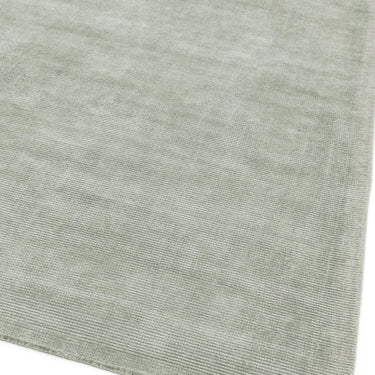 Reko Modern Contemporary Plain Hand Woven Viscose Silky French Grey Rug
