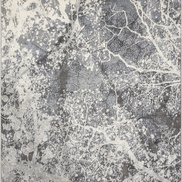 Nourison Maxell MAE11 Grey Cotton Abstract Modern Rug