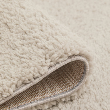 URCO Super Comfy Silver Shaggy Plush Soft Rug
